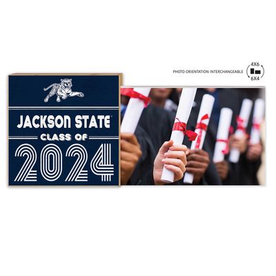 Jackson State Tigers 5" x 10.5" 2024 Grad Floating Photo Frame