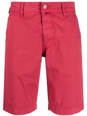 Jacob Cohën bandana-appliqué bermuda shorts - Red