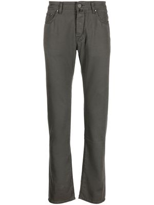 Jacob Cohën Bard mid-rise slim-cut trousers - Grey