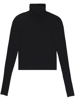 Jacob Lee roll-neck cashmere sweatshirt - Black