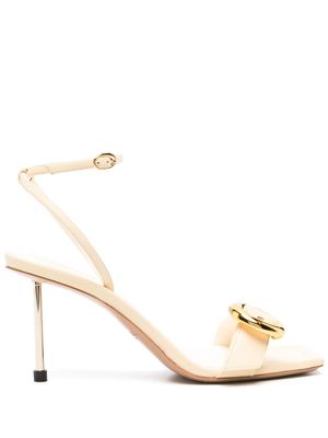 Jacquemus 100mm Les Sandales Regalo sandals - Neutrals