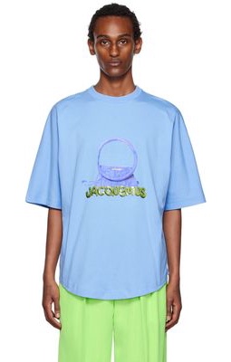 Jacquemus Blue Le Papier 'Le T-Shirt Sac Rond' T-Shirt