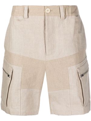 Jacquemus Brasol zip-pocket cargo shorts - Neutrals