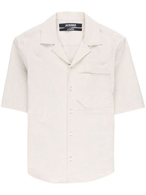 Jacquemus Cordao short-sleeve shirt - Neutrals