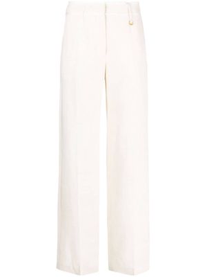 Jacquemus Ficelle linen-blend trousers - Neutrals