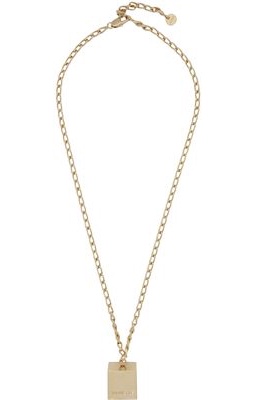 Jacquemus Gold 'La Chaine Cube' Necklace