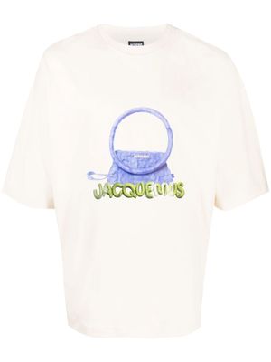 Jacquemus graphic-print short-sleeve T-shirt - Neutrals