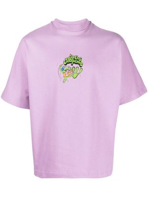 Jacquemus graphic-print short-sleeve T-shirt - Purple