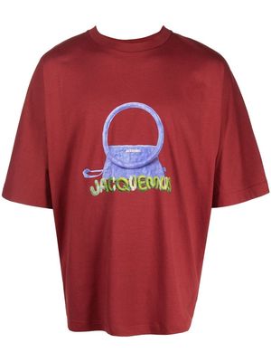 Jacquemus graphic-print short-sleeve T-shirt - Red