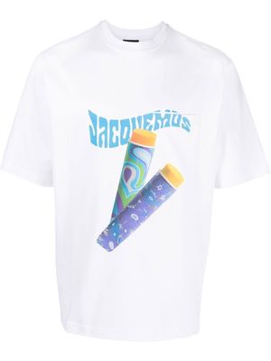 Jacquemus graphic print short-sleeve T-shirt - White