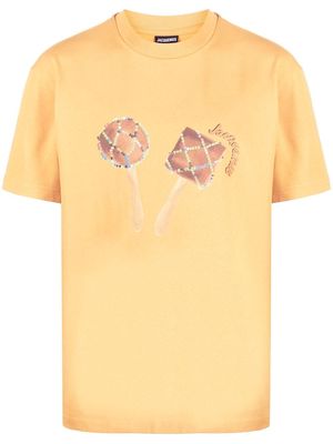 Jacquemus graphic-print T-shirt - Yellow