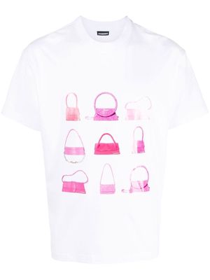 Jacquemus handbag-print T-shirt - White