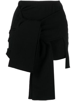 Jacquemus knot-detail miniskirt - Black