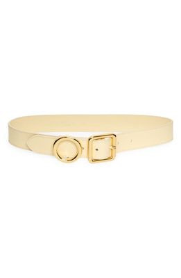 Jacquemus La Ceinture Regalo Leather Belt in Light Ivory 115