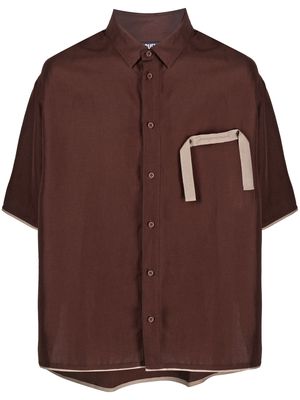 Jacquemus La chemise Cabri shirt - Brown