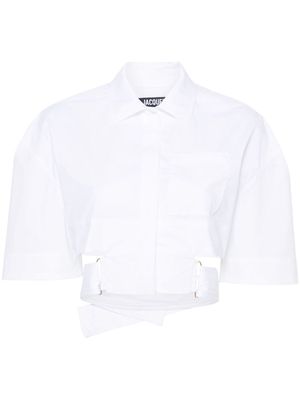 Jacquemus La Chemise Courte Bari shirt - White