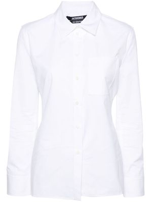 Jacquemus La Chemise de Costume cotton shirt - White