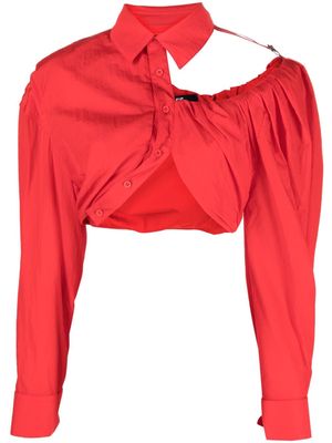 Jacquemus La chemise Galliga blouse - Red