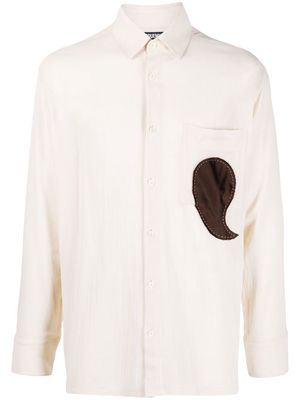 Jacquemus La Chemise Pera long-sleeve shirt - Neutrals