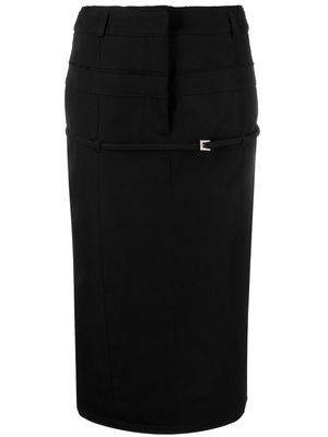 Jacquemus La Jupe Caraco pencil skirt - Black