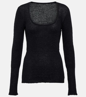 Jacquemus La Maille Dao mohair-blend sweater