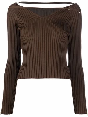 Jacquemus La maille Oro sweater - Brown