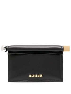 Jacquemus La Petite Pochette Rond Carré clutch bag - Black