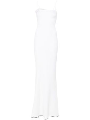 Jacquemus La robe Aro mermaid-design dress - White