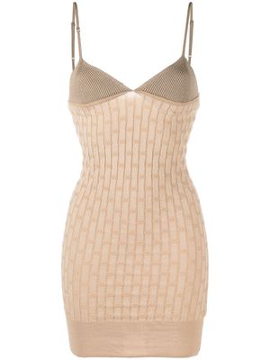 Jacquemus La Robe Maille Tecido dress - Neutrals