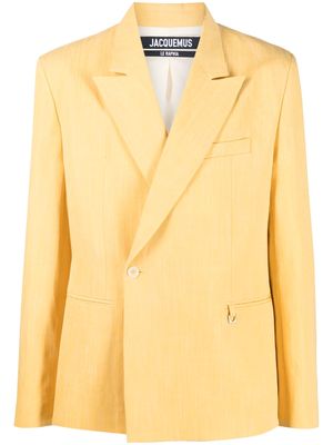 Jacquemus La Vest Madeiro blazer - Yellow