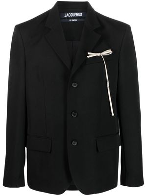 Jacquemus La Veste Feijoa three-button blazer - Black