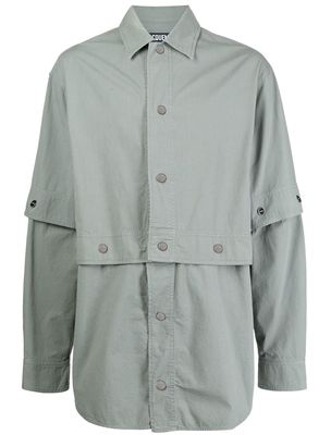 Jacquemus layered shirt jacket - Grey