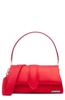 Jacquemus Le Bambimou Satin Satchel in Red