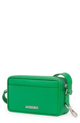 Jacquemus Le Baneto Leather Crossbody Bag in Green
