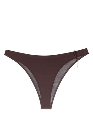 Jacquemus Le bas de maillot Signature bikini bottoms - Brown