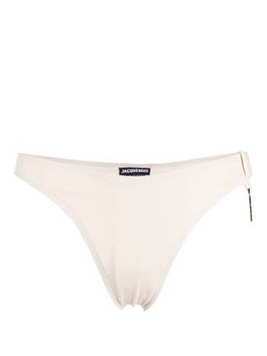 Jacquemus Le Bas de Maillot Signature bikini bottoms - Neutrals