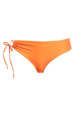 Jacquemus Le Bas Tropea Cutout Recyled Polyester Blend Bikini Bottoms in Orange