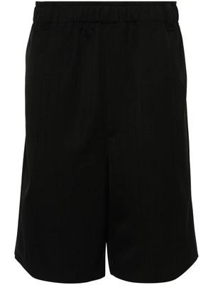 Jacquemus Le Bermuda Juego wool shorts - Black