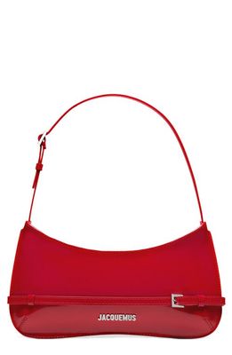 Jacquemus Le Bisou Ceinture Shoulder Bag in Red