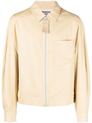 Jacquemus Le Blouson lightweight zip-up jacket - Neutrals
