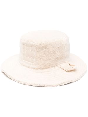 Jacquemus Le Bob Bandho terry-cloth bucket hat - Neutrals