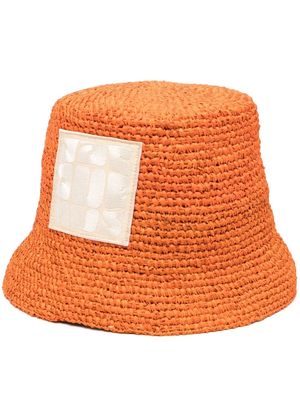 Jacquemus Le Bob Ficiu bucket hat - Orange