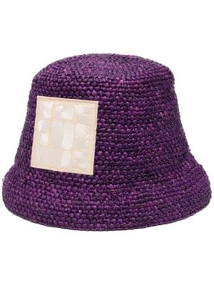 Jacquemus Le Bob Ficiu bucket hat - Purple