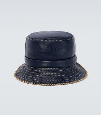 Jacquemus Le Bob Mentalo leather bucket hat