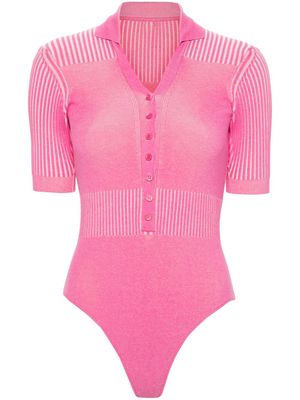 Jacquemus Le Body Yauco knitted body - Pink