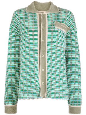 Jacquemus Le Cardigan Macio jacquard cardigan - Green