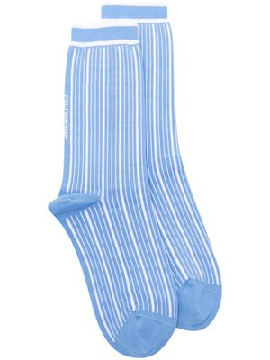 Jacquemus Le Chaussettes Pablo striped socks - Blue