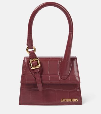 Jacquemus Le Chiquito Moyen Boucle leather tote bag