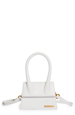 Jacquemus Le Chiquito Moyen Crossbody in White Jacquemus Le Chiquito Moyen Crossbody in White
