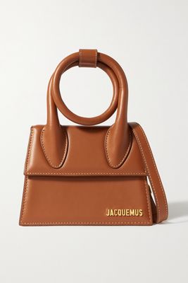 Jacquemus - Le Chiquito Noeud Leather Shoulder Bag - Brown